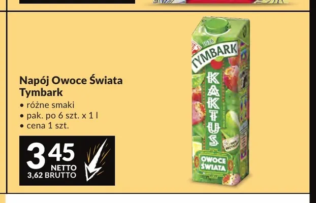 Napój Owoce Świata Tymbark promocja w Makro
