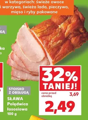 Polędwica łososiowa Sława promocja w Kaufland