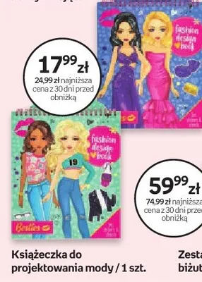 Książeczka do projektowania mody Besties promocja w Empik