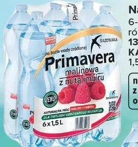 Napój smakowy Primavera malinowa z nutą imbiru 6-pak promocja w Carrefour