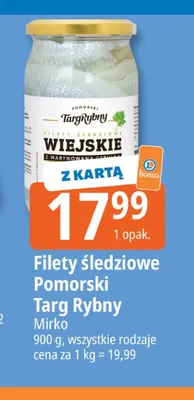Filety śledziowe Pomorski Targ Rybny Mirko promocja w Leclerc