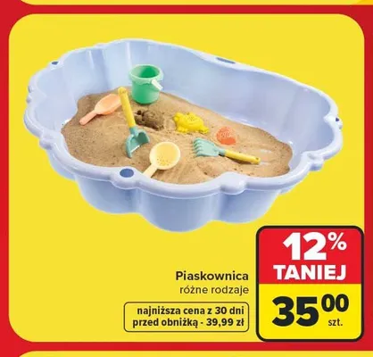 Piaskownica promocja w Carrefour