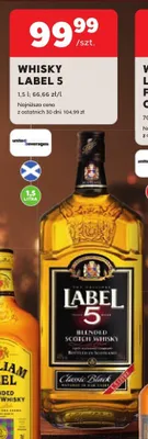 Whisky Label 5 Classic Black promocja w Stokrotka