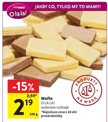 Wafle promocja w Intermarche