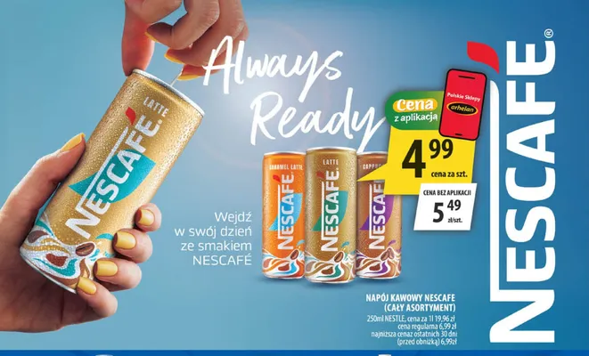 Napój kawowy Nescafe Caramel Latte promocja w Arhelan