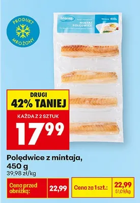 Polędwice z mintaja promocja w Biedronka
