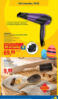 Szczotka do włosów promocja w Lidl