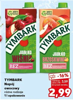 Napój owocowy różne rodzaje promocja w Kaufland