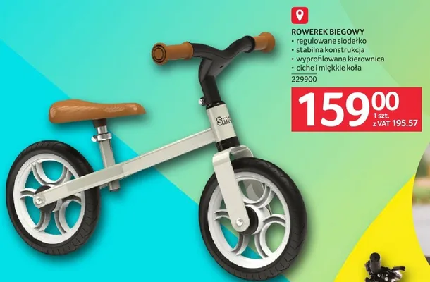 Rowerek biegowy promocja w Selgros