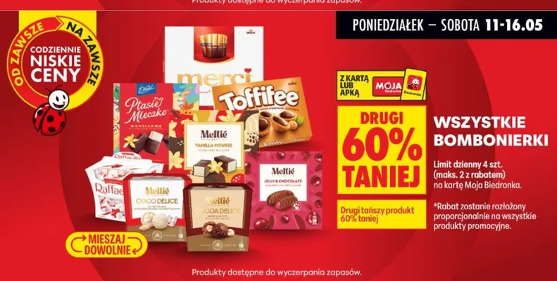 Bombonierka Vanilla Mousse Meltié promocja w Biedronka