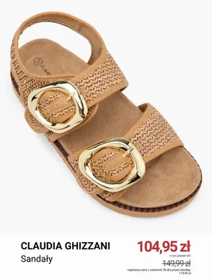 Sandały Claudia Ghizzani promocja w Deichmann