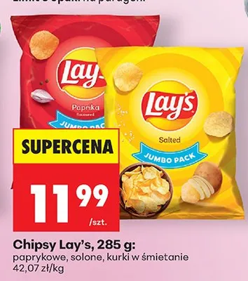 Chipsy paprykowe promocja w Biedronka