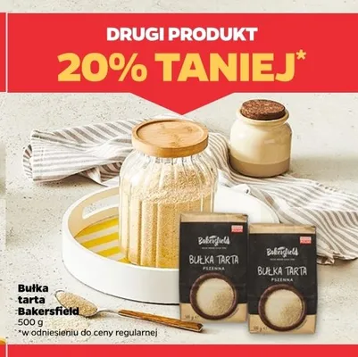 Bułka tarta Bakersfield promocja w Netto