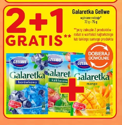 Galaretka Gellwe smak mango promocja w POLOmarket