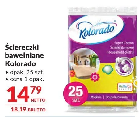 Ściereczki bawełniane Kolorado promocja w Makro