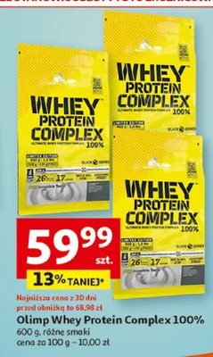 Suplement Whey Protein Complex 100% promocja w Auchan