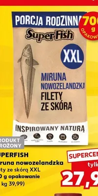 Miruna nowozelandzka filety ze skórą XXL SuperFish promocja w Kaufland