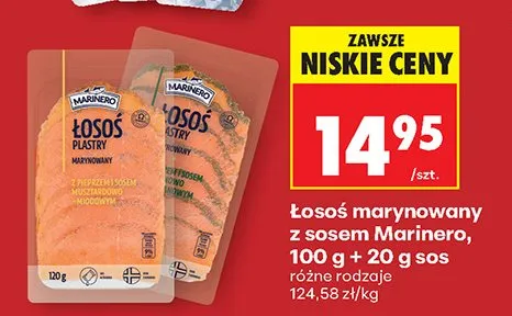 Łosoś marynowany z sosem Marinero promocja w Biedronka