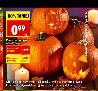 Dynia na wagę promocja w Biedronka