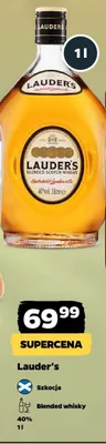 Whisky Lauder's blended promocja w Netto