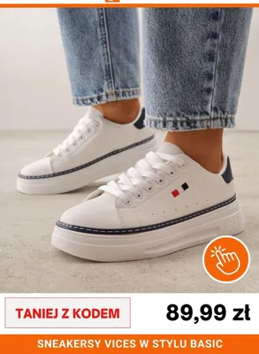 Sneakersy Vices w stylu basic promocja w Born2be