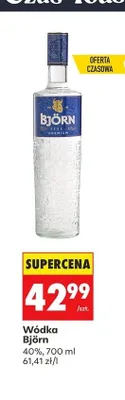 Wódka Björn promocja w Biedronka