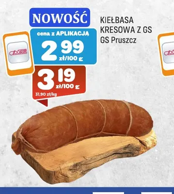 Kiełbasa kresowa z GS GS Pruszcz promocja w Społem Praga