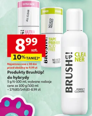 Produkty BrushUp! do hybrydy promocja w Auchan