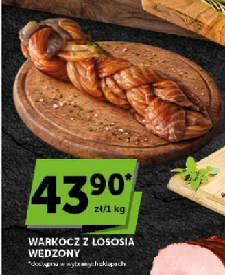 Warkocz z łososia wędzony promocja w Groszek