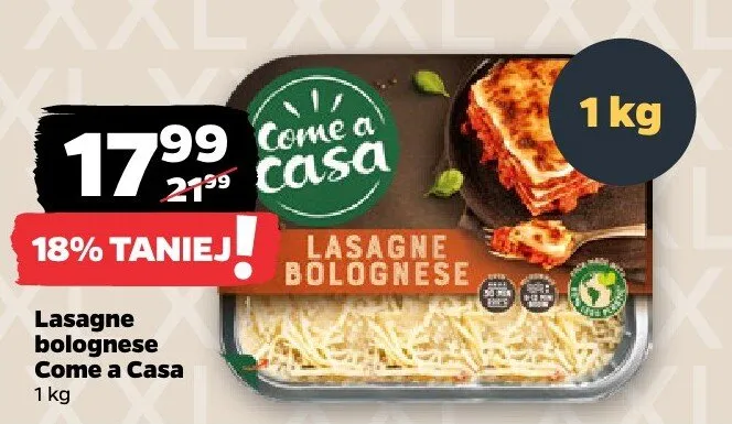 Lasagne bolognese promocja w Netto