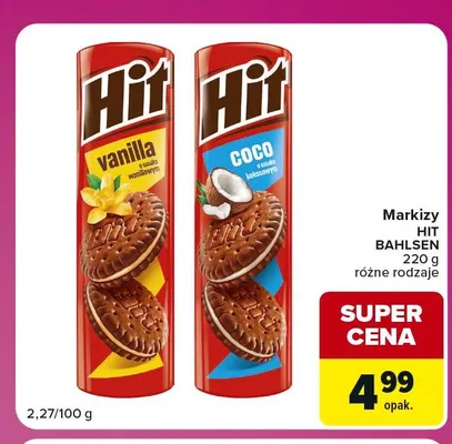 Markizy Hit kokosowe Bahlsen promocja w Carrefour Market