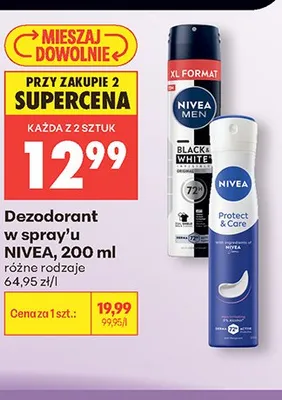 Dezodorant w spray'u NIVEA promocja w Biedronka