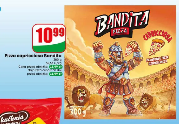 Pizza capricciosa Bandita promocja w Dino