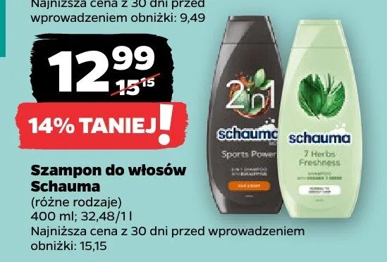 Szampon do włosów aqua light Pantene pro-v promocja w Netto