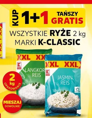 Ryż długoziarnisty K-Classic promocja w Kaufland