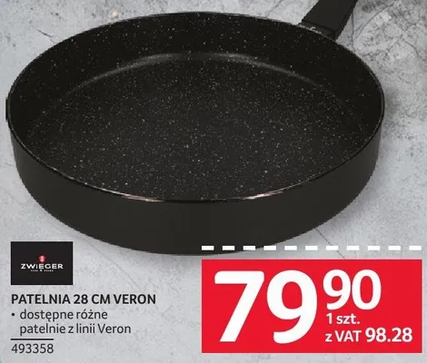 Patelnia 28 cm Veron promocja w Selgros