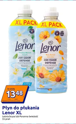 Płyn do płukania Lenor XL Letnia bryza 55 prań promocja w Action