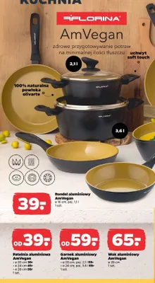 Patelnia aluminiowa Florina AmVegan 28 cm promocja w Netto