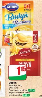 Budyń rodzinny promocja w Dino