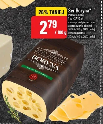 Ser Boryna Polmlek promocja w POLOmarket