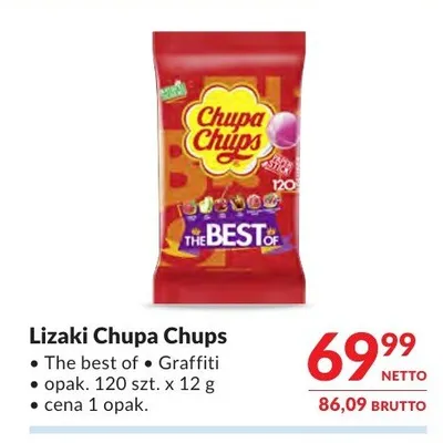 Lizaki Chupa Chups The Best Of promocja w Makro