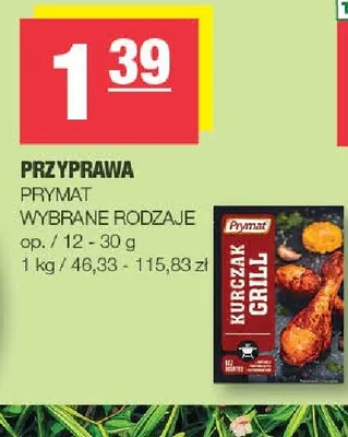 Przyprawa Prymat promocja w SPAR