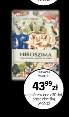 Książka Hiroszima John Hersey promocja w Empik