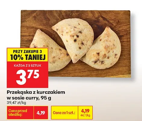 Przekąska z kurczakiem w sosie curry  promocja w Biedronka
