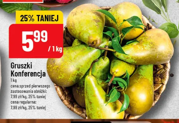 Gruszki Konferencja promocja w POLOmarket