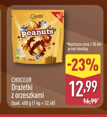 Drażetki z orzeszkami Choceur promocja w Aldi