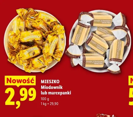 Marcepanki Mieszko promocja w Lidl