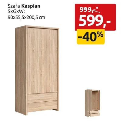 Szafa Kaspian promocja w Black Red White