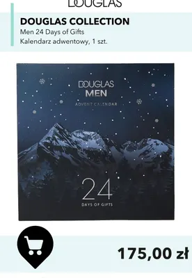 Kalendarz adwentowy Men 24 Days of Gifts Douglas Collection promocja w Douglas