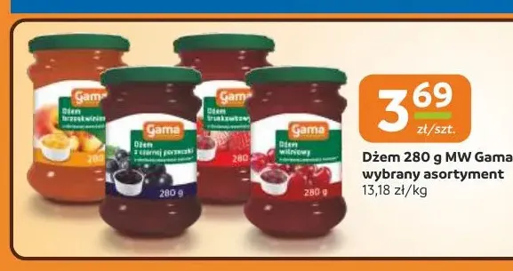 Dżem truskawkowy Gama promocja w Gama